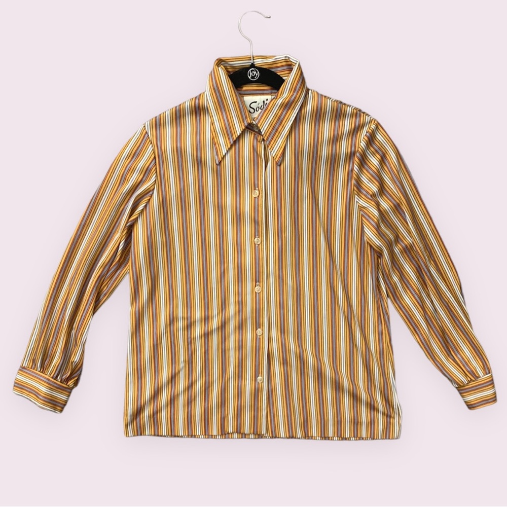 70s vintage Sodi striped shirt